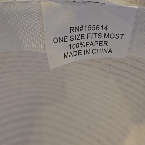 NWT Madd Hatter Stylish Wide Brim Hat with Beachy Gold Chain Accent - Picture 8 of 9